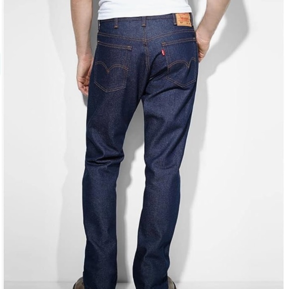 Levi’s Mens 517 Bootcut Indigo dark wash jeans waist 40 EUC - Picture 2 of 6